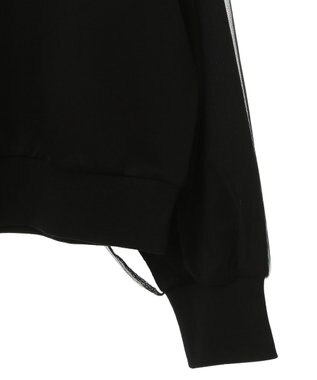 AMERICAN HOLIC 袖チュール重ねプルオーバー Black