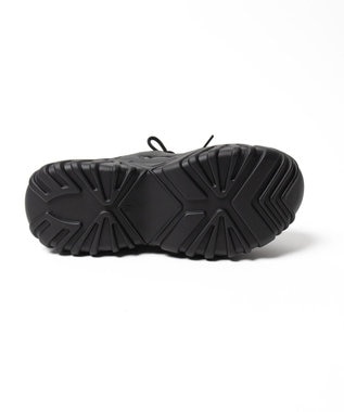 WEGO ボリュームレースアップスニーカー ブラック