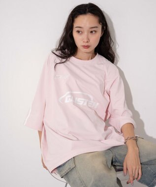  【ユニセックス着用ITEM/MLサイズ展開】ゲームロゴスリーブラインT