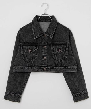 WEGO ショートデニムジャケット ブラックその他