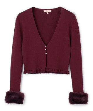 TOCCA BOOM KNIT ボレロ ワイン系