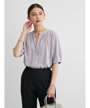 Green Parks BEST PRICE  ２ＷＡＹタック５分袖ブラウソー Pink