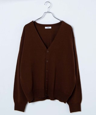 WEGO ドロップショルダーカーディガン ブラウン