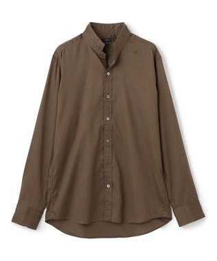 JOSEPH HOMME 80/2オックス　ウイングカラーシャツ キャメル系