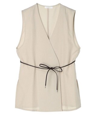 Green Parks 接触冷感　ベルト付きベスト Beige