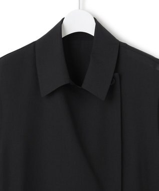 23区 【CLASSY. 10月号掲載/洗える】ドレープ ジレ ブラック系