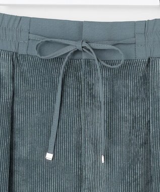 自由区 S 【カタログ掲載】ソフトコーデュロイワイド パンツⅡ ダルブルー