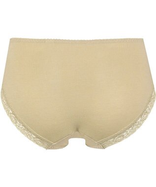 Wing ショーツ　【エアリーソフトブラ】　身生地部オーガニックコットン混　KB2202とペア　はきこみ丈あさめ　ウイング／ワコール　KF2852 カラシ