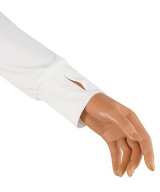 San-ai Resort（三愛水着楽園） 【UPF50＋】　ラッシュパーカー　S・M・L　【San-ai Resort（サンアイリゾート）】 ホワイト