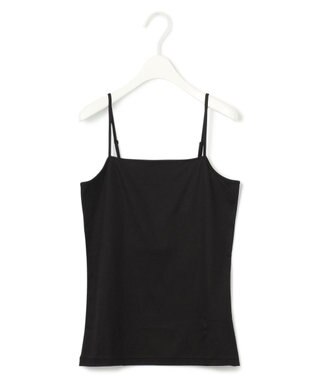  【洗える】 コットンリヨセルスムース キャミソール
