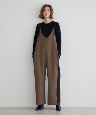 YECCA VECCA 袖釦クルーネックリブニット Light Blue