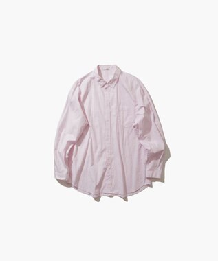 ATON GIZA BROAD | ウォッシュドシャツ - UNISEX PINK