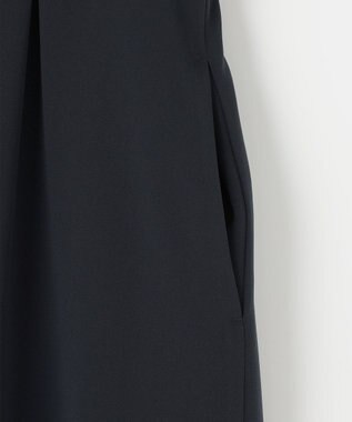 J.PRESS LADIES 【セットアップ対応・洗える】セラテリーダブルクロス ワンピース ネイビー系