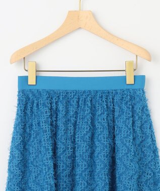 組曲 L フェザーチュール スカート ブルー系