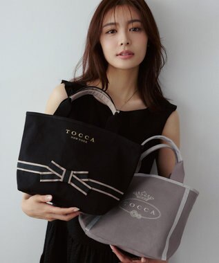 TOCCA BOW BRIDGE CANVAS TOTE トートバッグ【古畑星夏さん着用】