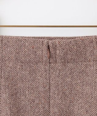 組曲 ネコアシツイードセミフレア スカート ダークブラウン系