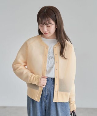 Green Parks シアーダンボールブルゾン Orange