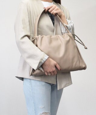 INTER-CHAUSSURES 【Christian Villa】リバーシブルトートバッグ ベージュ