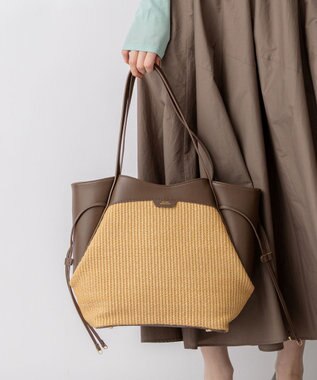 23区 ペーパーライクコンビ トートバッグ (M)