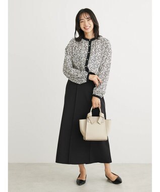 Green Parks ・ＥＬＥＮＣＡＲＥ　ＤＵＥコバナパイピングブラウス Off White