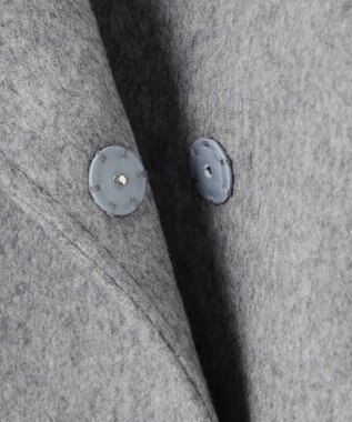 TOCCA LOOFAH ショールカラーウールコート グレー系