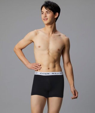 WACOAL MEN ボクサーパンツ <CITEN>コラボ 【PANTS HOLIC】 ユニセックス ワンサイズ(S-LL) 立体成型 前閉じ 下着 GT3555 /ブロス バイ ワコールメン ブラック