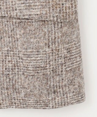 JOSEPH ABBOUD 【ストレッチ/イタリア素材/軽量】スライバーチェック ジャケット ベージュ系4