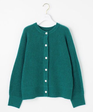 ANY SIS L 【前後着用可能】Airニット カーディガン グリーン