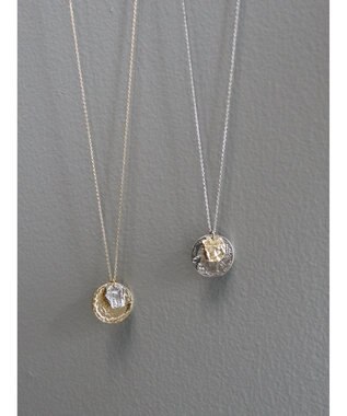 AMERICAN HOLIC メタルコインネックレス Silver