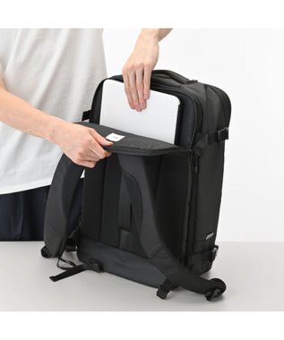 ACE BAGS & LUGGAGE 【真空圧縮】 ace. スペースオプト リュックサック B4サイズ 15.6インチPC 17901 エース ブラック