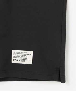 PW CIRCULUS 【WOMEN】アニマルグラフィックモックネック  ゴルフウェア レディース ブラック系