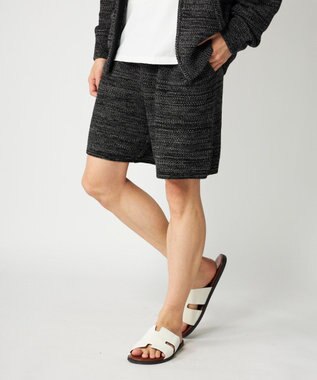 OP／FILA 【Ocean Pacific】ラーベンニットショーツ ブラック