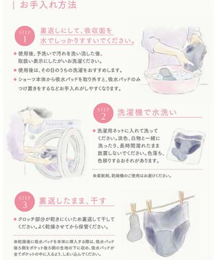 Wing 【セパレート吸水サニタリーショーツ】　吸水パッド取り外し可能　モレにくい　はきこみ丈ふつう　ウイング／ワコール　EC7500 ブラック