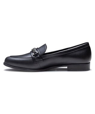 REGAL FOOT COMMUNITY 【リーガルレディース】F60R 晴雨兼用チェーンローファー フラットシューズ ブラック