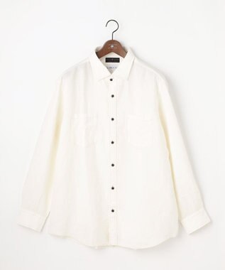 JOSEPH ABBOUD 【清涼感/ベルキーリネン】トロピカルリネン シャツ