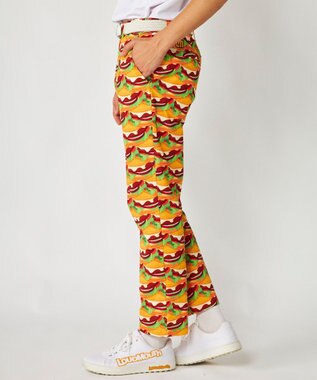 FILA GOLF／marie claire 【Loudmouth】柄ロングパンツ Burger Mania