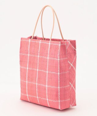 GRACE CONTINENTAL Ele，Sac チェックバッグ ピンク