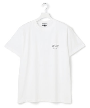 J.PRESS YORK STREET 【UNISEX】フロント＆バックプリント Tシャツ ホワイト系