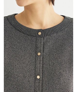 Green Parks ・ＥＬＥＮＣＡＲＥ　ＤＵＥ　２ｗａｙ　ラメカーディガン Black