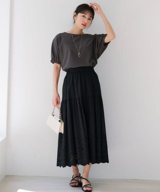 ANY SIS 【ネックレス付き】サカリバ プルオーバー スレート