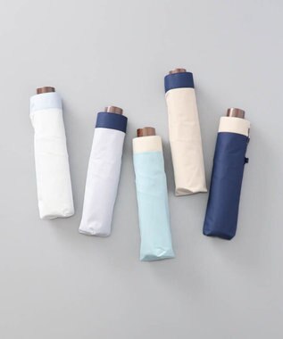 AURORA 【 BLAO（ブラオ）】最強遮熱 バイカラー晴雨兼用傘(折りたたみ傘) ネイビー