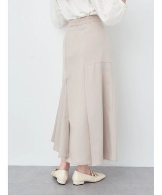 earth music&ecology アシメキリカエスカート Beige