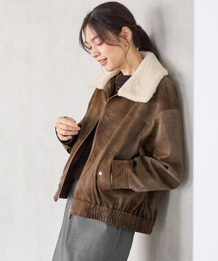 2WAY】ボアカラーブルゾン / ANY | ファッション通販 【公式通販】オン