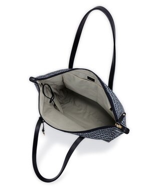 airlist 【日本製・A4対応】トートバッグ (L)  RIBBON リボン ネイビー × ブラック