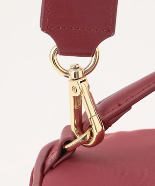 TOCCA CHECKER CLOVER VANITY ヴァニティバッグ レッド系