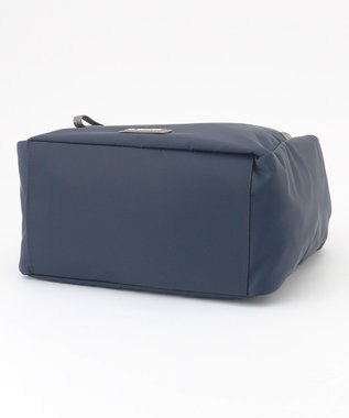 LA BAGAGERIE メタルバックル　ボックスショルダー　Sサイズ ネイビー