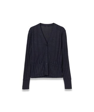 JOSEPH 【WEB&OUTLET限定・洗える】テクスチャードレーヨン　カーディガン Navy
