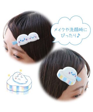 Mother garden しろたん ぷくキラ 前髪クリップ 2個セット 《氷の国》 氷の国