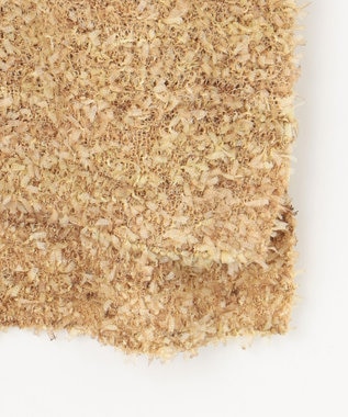 自由区 S ファンシーラメスラリット ニット モカ