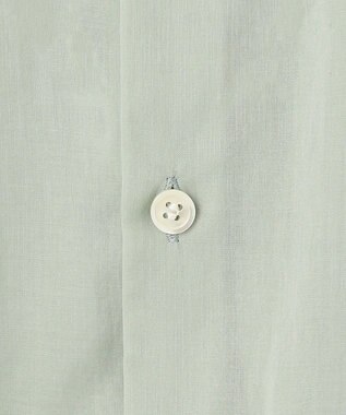 NAVE 【Nave 　洗える】シアークロップド シャツ ライトグリーン系